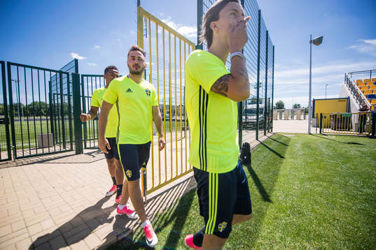 Niclas Eliasson, Muamer Tankovic och Kristoffer Olsson