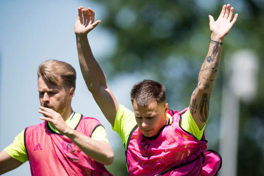 Jacob Une Larsson och Melker Hallberg