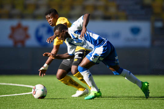 IFK Göteborg Fonti Kanu och Elfsborgs Chris Makindu