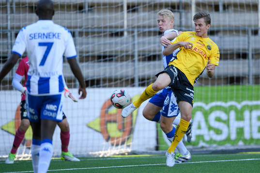 Elfsborgs Filip Varenhed och IFK Göteborg Theodor Cousinne