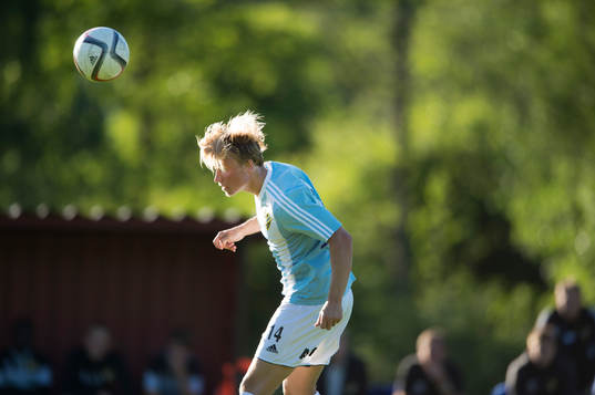IFK Hässleholms Gustaf Lindroth i matchen i division 2