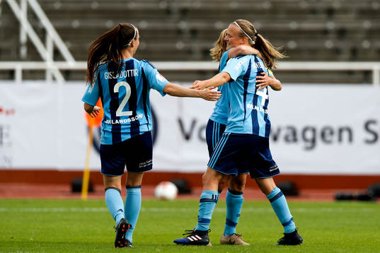 Djurgårdens Hallbera Gisladottir, Michaela van