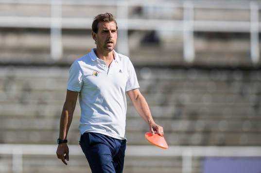 Djurgårdens tränare Joel Riddez