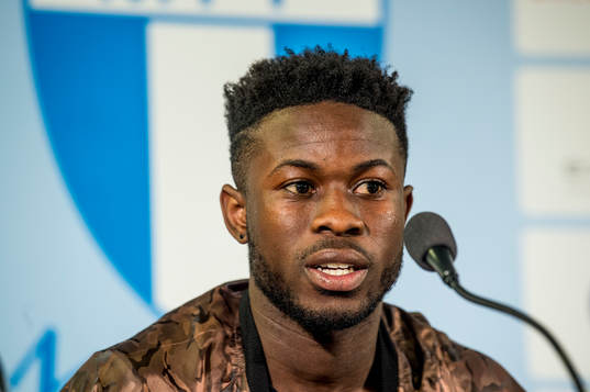 Malmö FF presenterar Kingsley Sarfo som ny spelare i