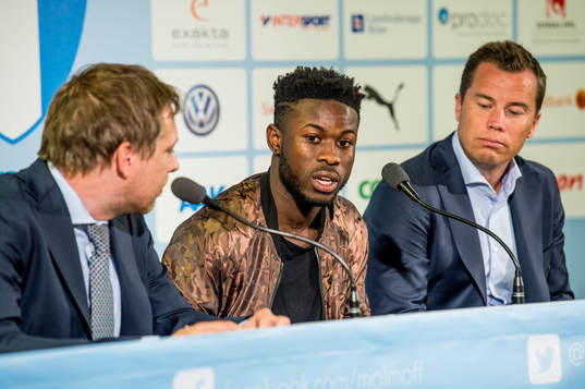 Malmö FFs presschef Peter Åhlander och sportchef Daniel