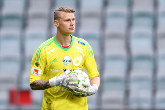 Degerfors målvakt Jesse Öst
