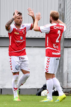 Kalmars Romario Marques Rodrigues jublar