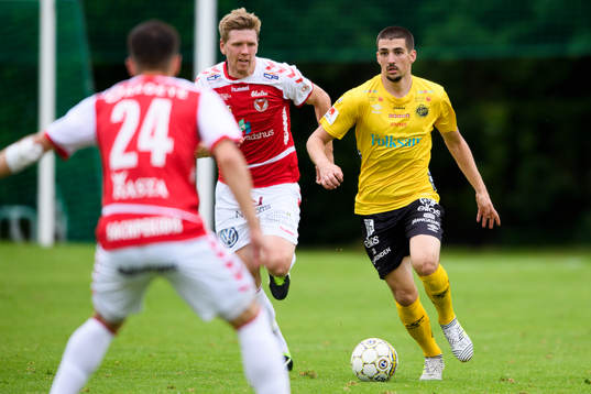 Elfsborgs Ibrahim Dresevic och Kalmars David Elm