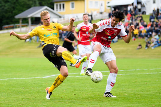 Elfsborgs Per Frick och Kalmars Marko Biskupovic