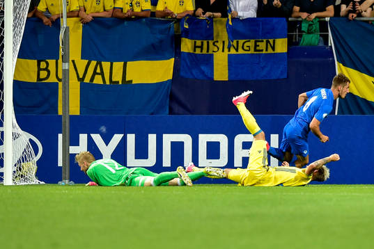 Slovakiens Martin Chrien jublar