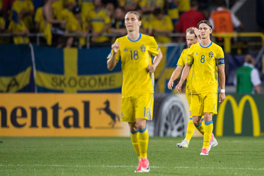Sveriges Pawel Cibicki, Jacob Une Larsson och Kristoffer