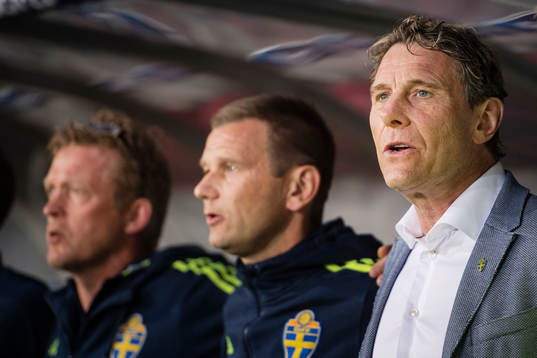 Sveriges förbundskapten Håkan Ericson, assisterande