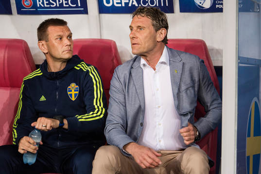 Sveriges assisterande förbundskapten Andreas Pettersson