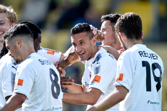Rosengårds Mohamed Ramadan jublar med lagkamrater