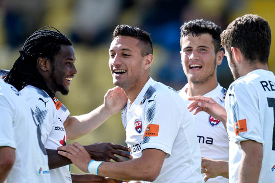 Rosengårds Mohamed Ramadan jublar med lagkamrater