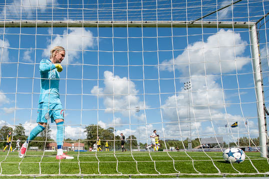 Ängelholms målvakt Linus Müller