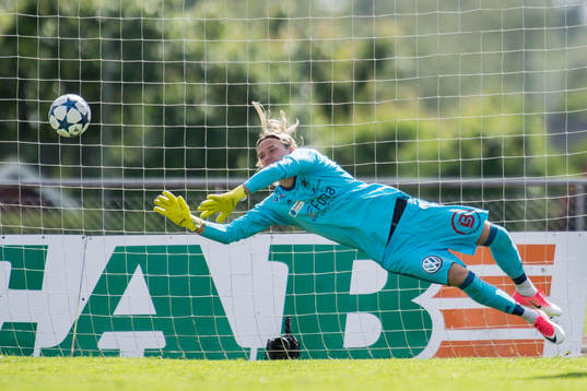 Ängelholms målvakt Linus Müller