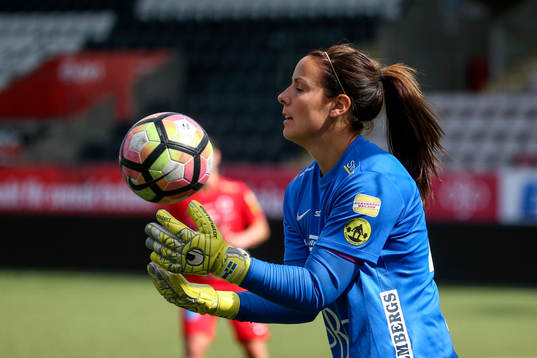 Örebros målvakt Carola Söberg