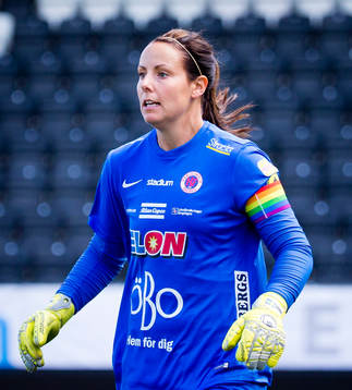 Örebros målvakt Carola Söberg