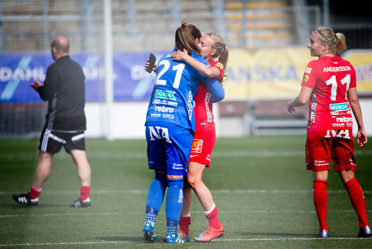 Örebros målvakt Carola Söberg