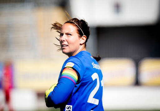 Örebros målvakt Carola Söberg