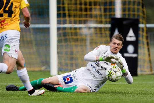 Syrianskas målvakt Hampus Elgan