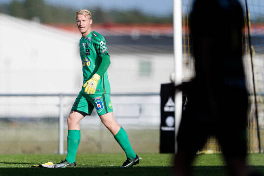 Falkenbergs målvakt Hampus Nilsson