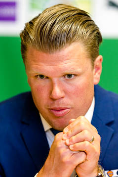 Värnamos tränare Christian Järdler