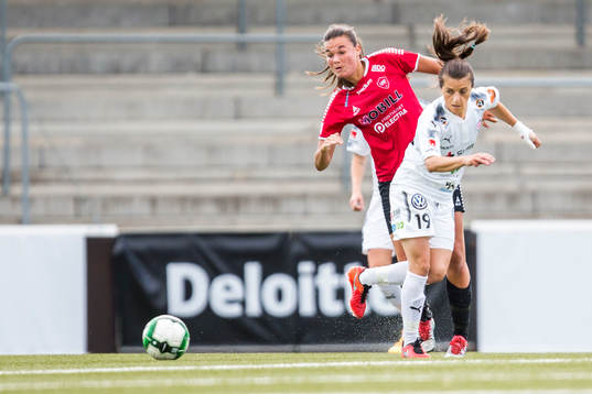 LB07s Anna Welin och Rosengårds Iva Landeka