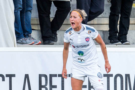 Rosengårds Sanne Troelsgaard Nielsen reagerar mot domslut