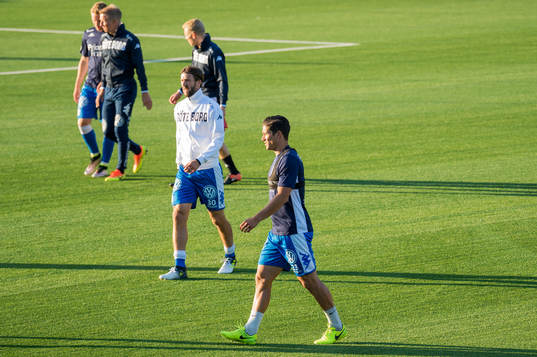 IFK Göteborgs Mattias Bjärsmyr och David Boo Wiklander