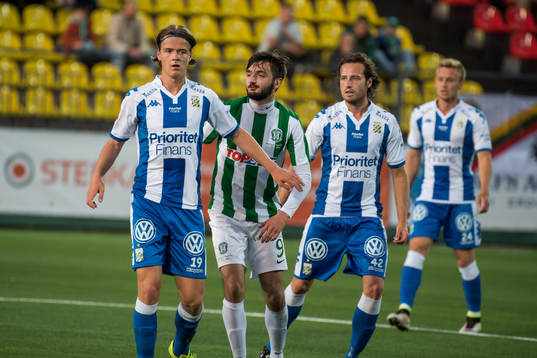 IFK Göteborgs August Erlingmark och Mikkel Diskerud
