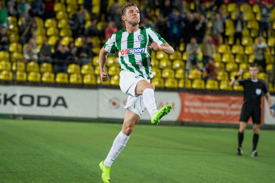 Zalgiris spelare jublar