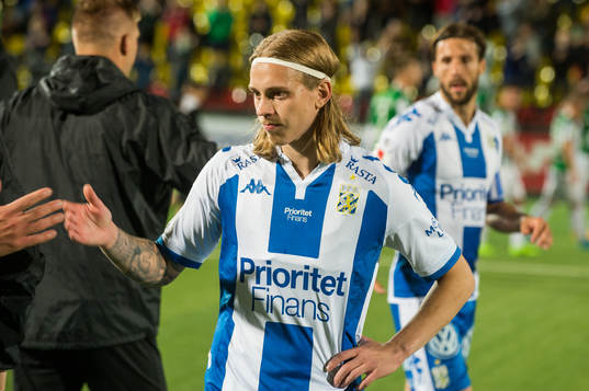 IFK Göteborgs Elias Mar Omarsson deppar