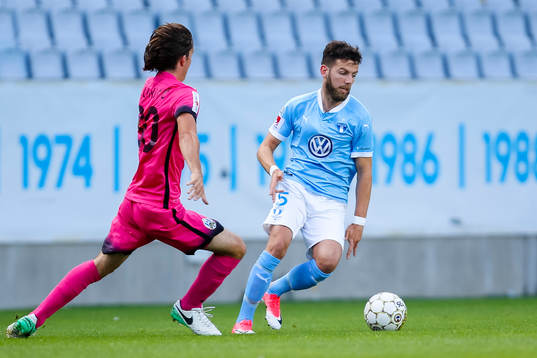 Zagrebs Ivan Sunjic och Malmö FFs Erdal Rakip