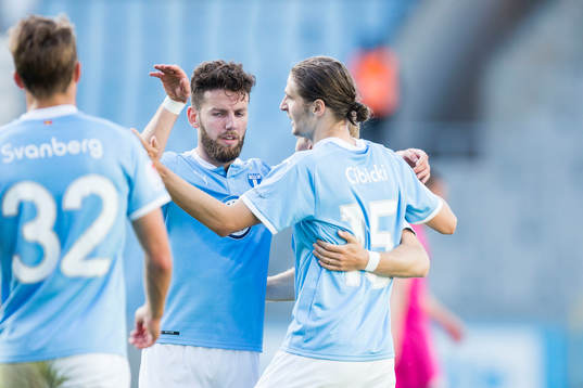 Malmö FFs Erdal Rakip  jublar