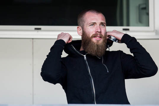 Malmö FFs Jo Inge Berget på läktaren