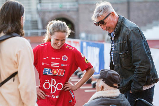 Örebros Lisa Dahlkvist med pappa Sven "Dala" Dahlkvist