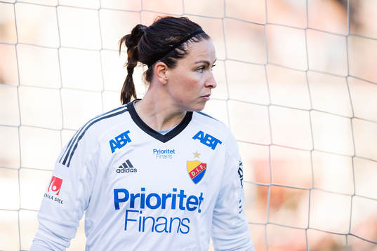 Djurgårdens målvakt Gudbjörg Gunnarsdottir