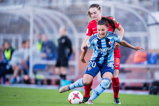 Örebros Emma Jansson mot Djurgårdens Johanna Rytting