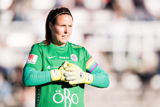 Örebros målvakt Carola Söberg