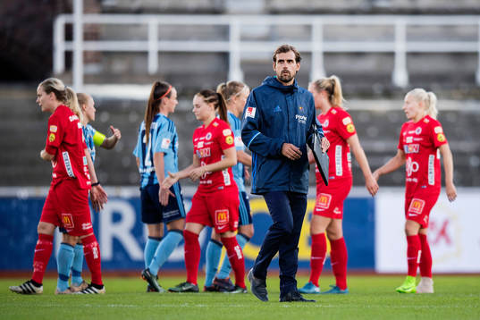 Djurgårdens tränare Joel Riddez