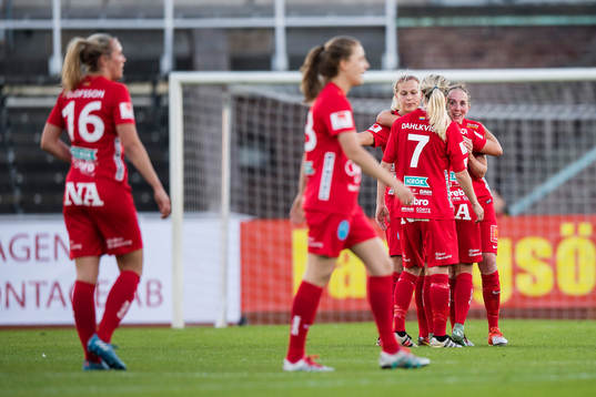 Örebros spelare jublar