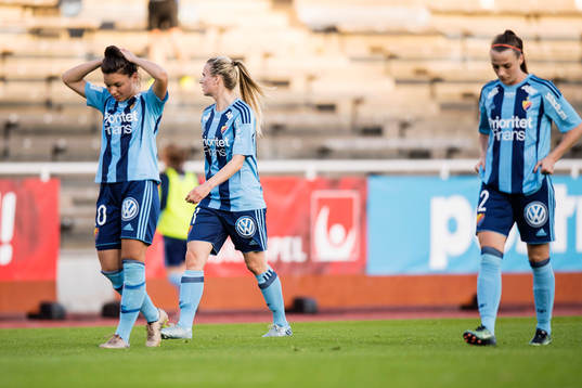 Djurgårdens spelare deppar