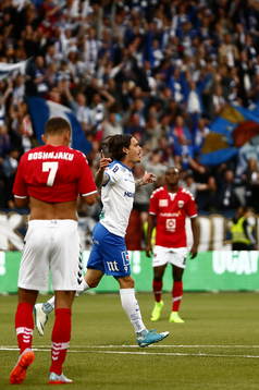 Norrköpings David Moberg Karlsson jublar