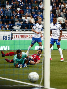 Mål 3-0 av Norrköpings Niclas Eliasson
