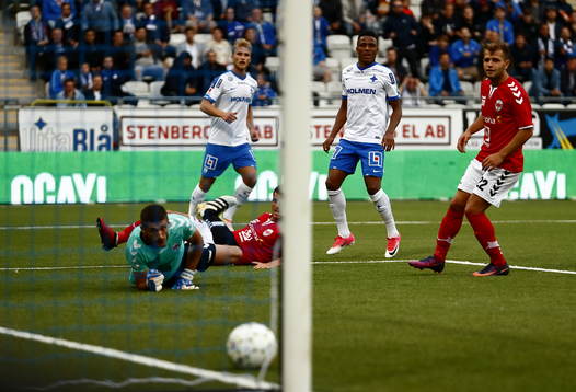 Mål 3-0 av Norrköpings Niclas Eliasson