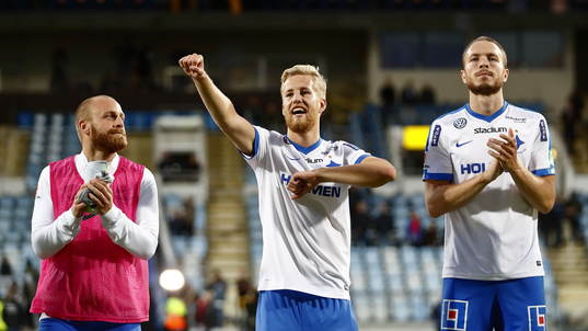 Norrköpings Daniel Sjölund, Filip Dagerstål och Jón
