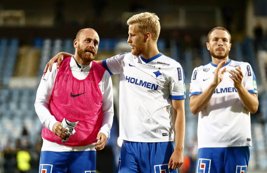 Norrköpings Daniel Sjölund, Filip Dagerstål och Jón