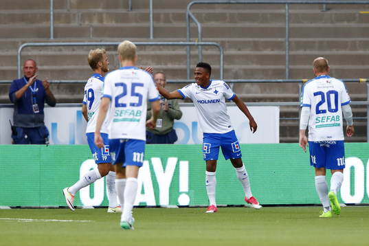 Norrköpings Niclas Eliasson jublar